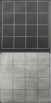 Battlemat Megamat Black & Grey 48 x 34.5